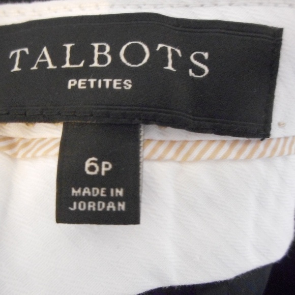 Talbots Petites Size 6P Black Trouser Dress pants - Picture 6 of 7